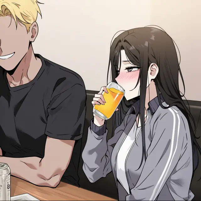 Sanghyeon Kim — Whos That Girl, planche 5. blowjob, condom, cunnilingus, double penetration, drunk, handjob