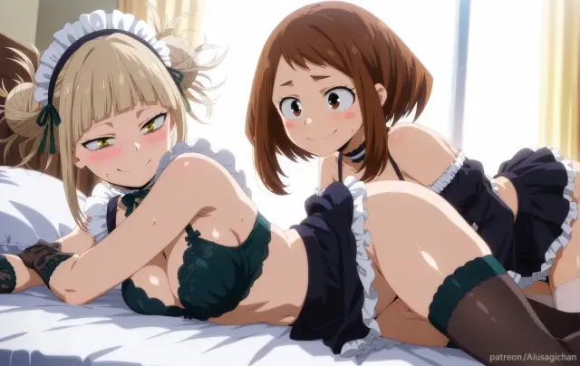 Himiko and Uraraka, planche 74