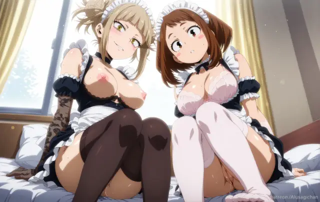 Himiko and Uraraka, planche 104