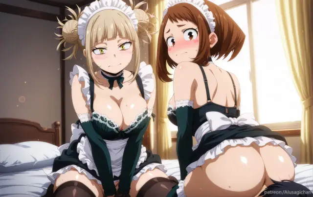 Himiko and Uraraka, planche 194