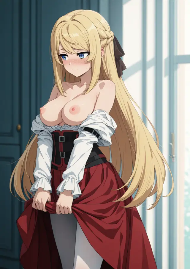 Ariel Anemoi Asura — Mushoku Tensei, planche 3. ahegao, leg lock, pantyhose, schoolgirl uniform
