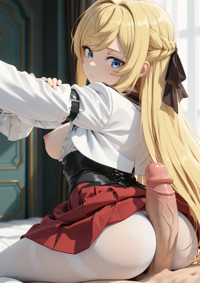 Ariel Anemoi Asura — Mushoku Tensei, planche 68. ahegao, leg lock, pantyhose, schoolgirl uniform
