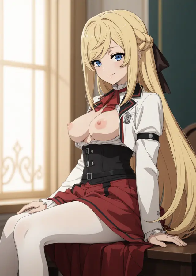 Ariel Anemoi Asura — Mushoku Tensei, planche 120. ahegao, leg lock, pantyhose, schoolgirl uniform