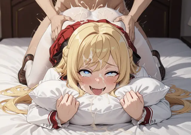 Ariel Anemoi Asura — Mushoku Tensei, planche 185. ahegao, leg lock, pantyhose, schoolgirl uniform
