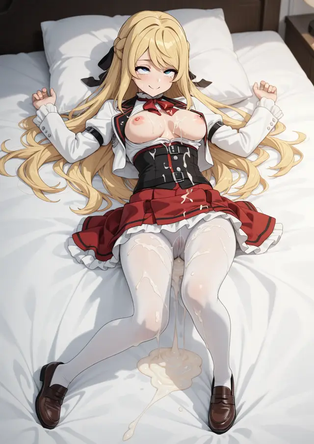 Ariel Anemoi Asura — Mushoku Tensei, planche 221. ahegao, leg lock, pantyhose, schoolgirl uniform