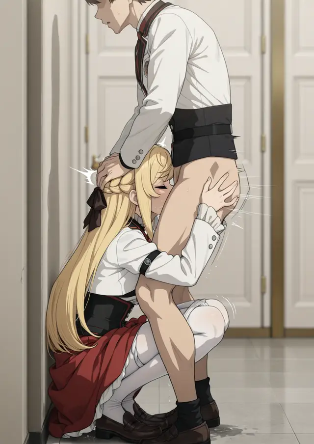 Ariel Anemoi Asura — Mushoku Tensei, planche 261. ahegao, leg lock, pantyhose, schoolgirl uniform