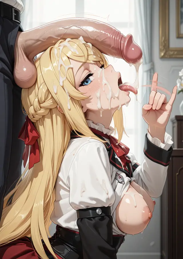 Ariel Anemoi Asura — Mushoku Tensei, planche 293. ahegao, leg lock, pantyhose, schoolgirl uniform