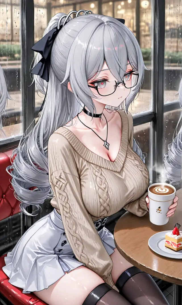 Bronya Zaychik, Mei Raiden — Honkai Star Rail, planche 28. big breasts, bikini, business suit, drill hair, glasses, maid