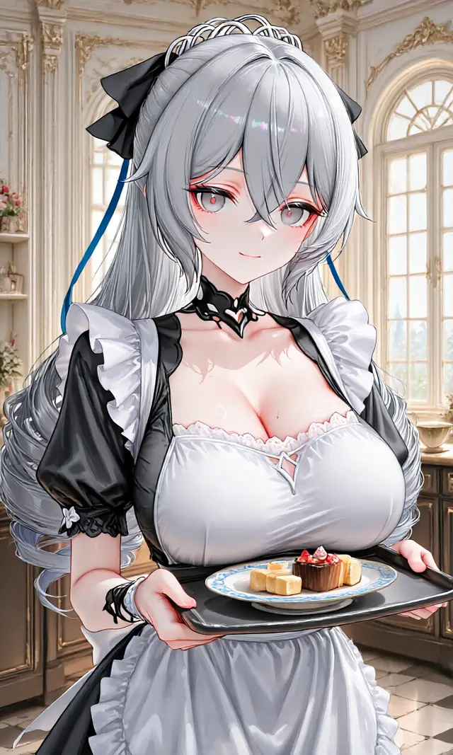 Bronya Zaychik, Mei Raiden — Honkai Star Rail, planche 36. big breasts, bikini, business suit, drill hair, glasses, maid
