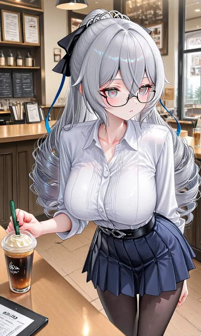 Bronya Zaychik, Mei Raiden — Honkai Star Rail, planche 81. big breasts, bikini, business suit, drill hair, glasses, maid