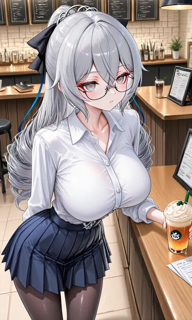 Bronya Zaychik, Mei Raiden — Honkai Star Rail, planche 82. big breasts, bikini, business suit, drill hair, glasses, maid