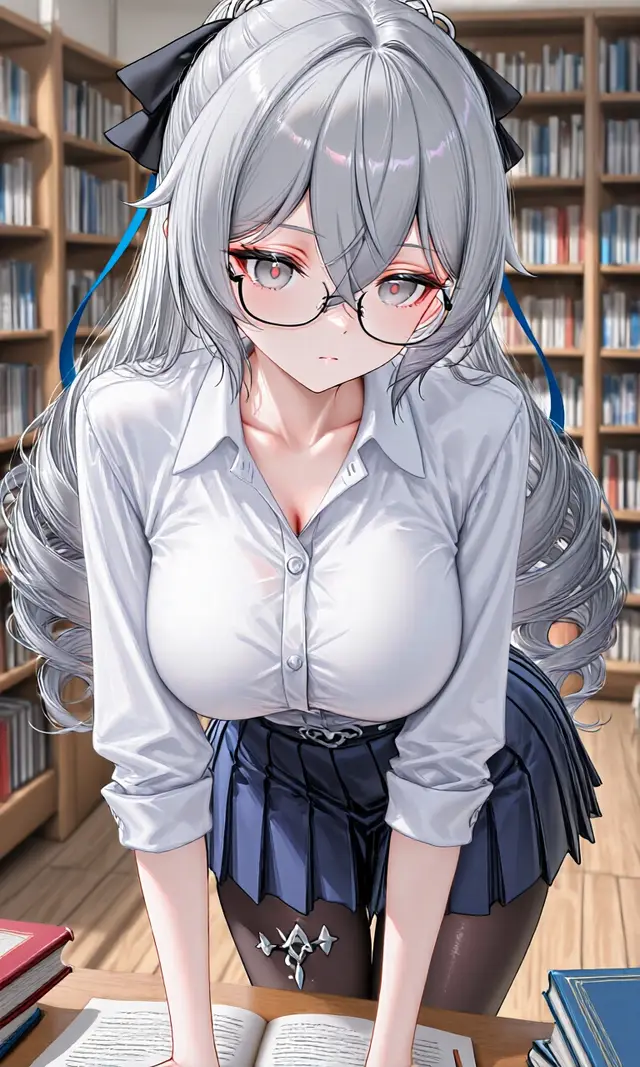 Bronya Zaychik, Mei Raiden — Honkai Star Rail, planche 98. big breasts, bikini, business suit, drill hair, glasses, maid