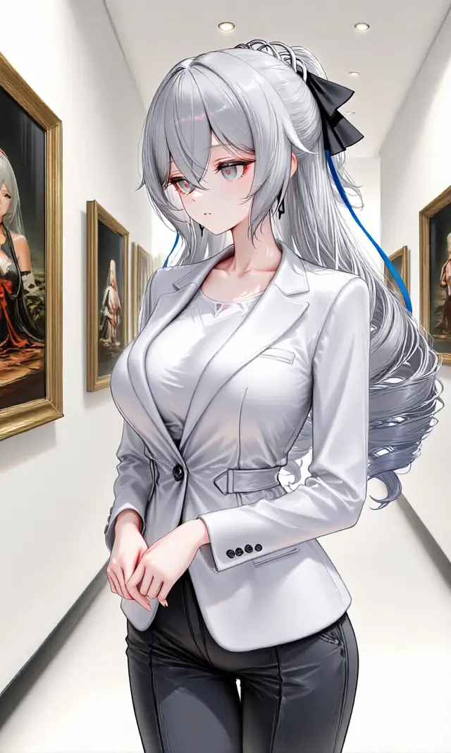 Bronya Zaychik, Mei Raiden — Honkai Star Rail, planche 104. big breasts, bikini, business suit, drill hair, glasses, maid