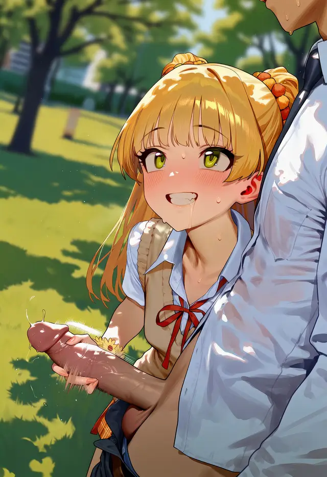 Producer, Rika Jougasaki — The Idolmaster, planche 10. anal, fingering, gaping, nakadashi, schoolgirl uniform, sole female