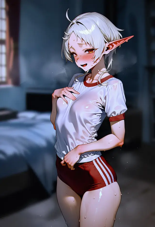 Eris Boreas Greyrat, Roxy Migurdia, Sylphiette — Mushoku Tensei, planche 2. ahegao, bloomers, blowjob, elf, nakadashi