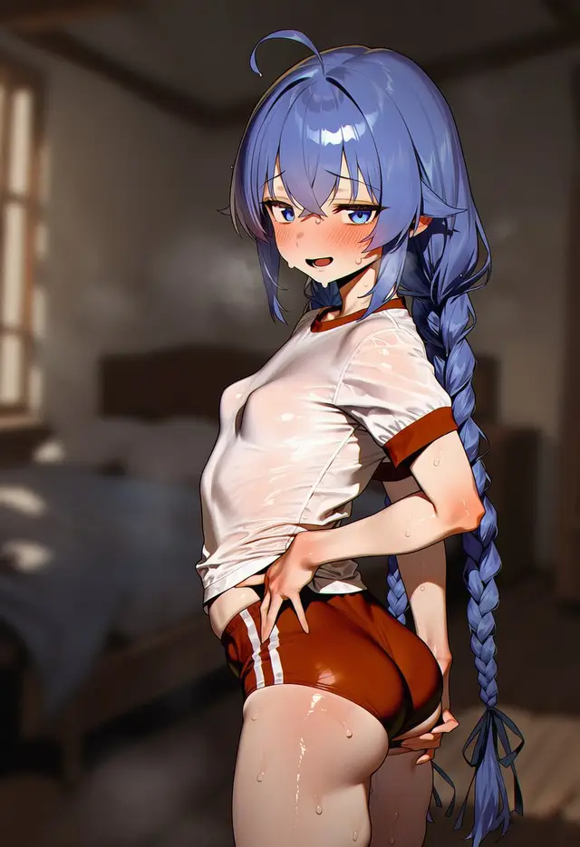 Eris Boreas Greyrat, Roxy Migurdia, Sylphiette — Mushoku Tensei, planche 12. ahegao, bloomers, blowjob, elf, nakadashi