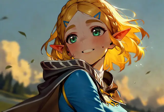 Princess Zelda — The Legend of Zelda, planche 1. anal, anal intercourse, blowjob, deepthroat, elf, fingering