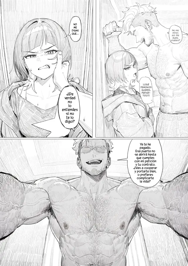 Reina Sakuya — Digimon, planche 13. blowjob, cockslapping, nakadashi, nipple stimulation, sole female, sweating