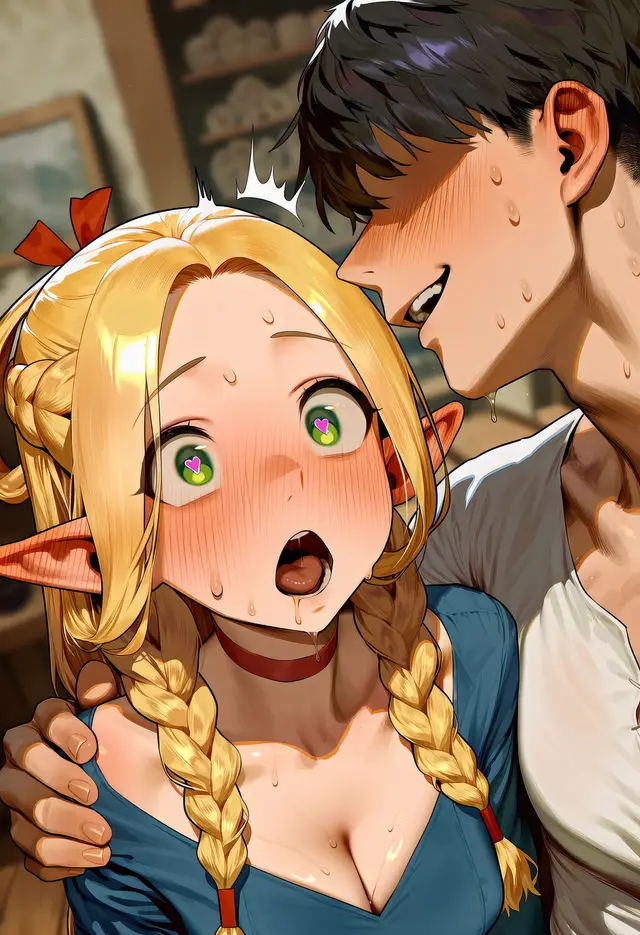 Marcille Donato — Dungeon Meshi, planche 7. ahegao, anal, anal intercourse, blowjob, drunk, elf