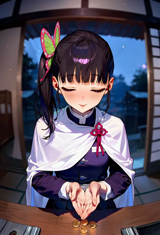 Kanao Tsuyuri — Kimetsu no Yaiba, planche 4. blowjob, impregnation, kimono, nakadashi, ponytail, sleeping