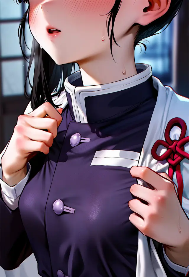 Kanao Tsuyuri — Kimetsu no Yaiba, planche 7. blowjob, impregnation, kimono, nakadashi, ponytail, sleeping