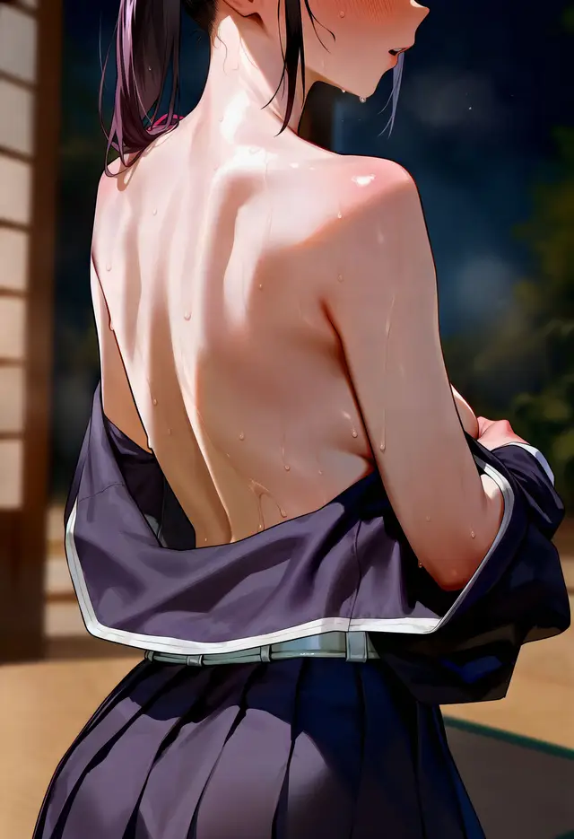 Kanao Tsuyuri — Kimetsu no Yaiba, planche 9. blowjob, impregnation, kimono, nakadashi, ponytail, sleeping